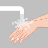 Washing hands after applying Retin-A-Micro